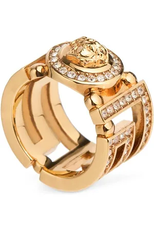VERSACE Anillo Con Cristales