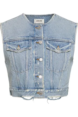 AGOLDE Chaleco De Algodón Denim