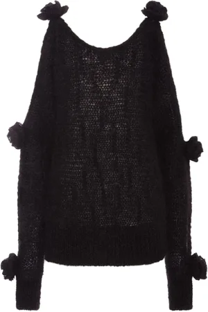 BLUMARINE Suéter De Punto Con Aberturas En Mangas