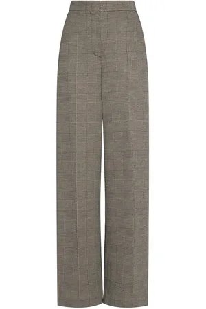 Max Mara Pantalones Anchos De Lana
