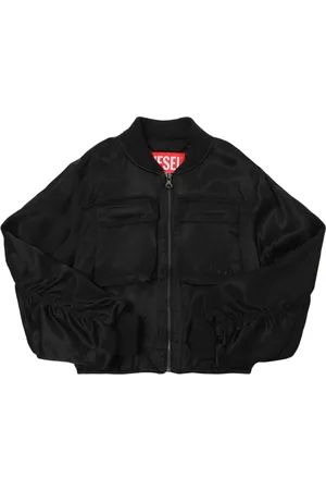 Diesel Chaqueta Bomber De Satén Viscosa