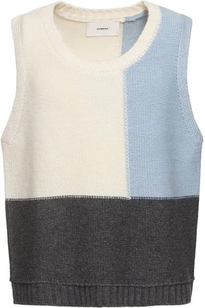 COMMAS Chaleco De Punto De Lana Color Block