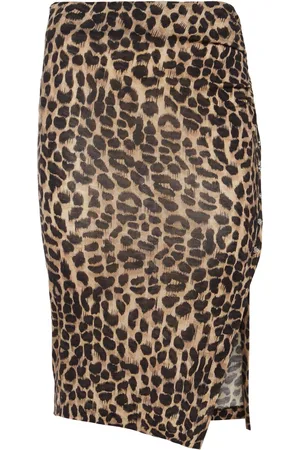 BLUMARINE Falda Midi De Jersey De Lana