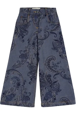 Etro Jeans De Algodón Estampados