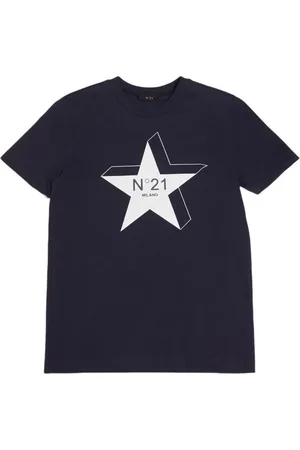 Nº21 Camiseta De Jersey De Algodón Estampada