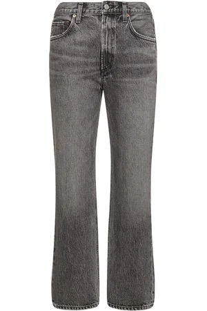 AGOLDE Jeans Rectos Con Cintura Alta