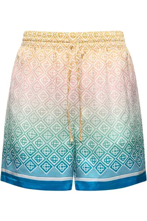 Casablanca Shorts De Seda Con Con Cordón
