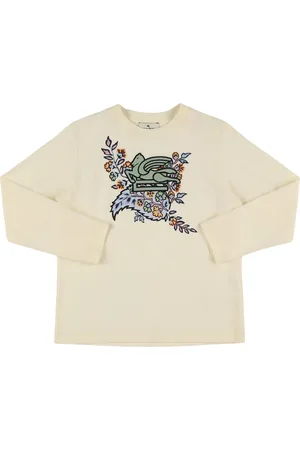 Etro Camiseta De Jersey De Algodón Bordada