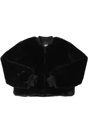 Karl Lagerfeld Chaqueta Bomber De Pelo Sintético
