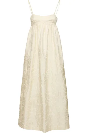 Loulou Studio Vestido Largo De Seda Bordado