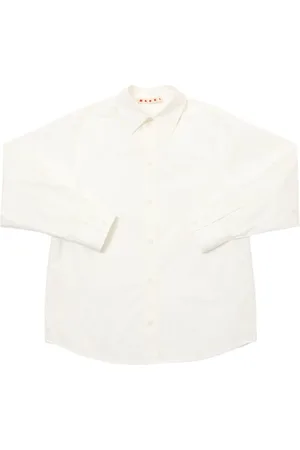 Marni Camisa De Popelina De Algodón