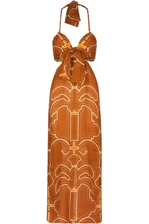 JOHANNA ORTIZ Vestido Maxi De Lino