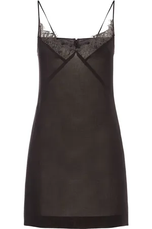 BLUMARINE Vestido Corto De Gasa De Lana