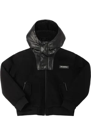 Karl Lagerfeld Chaqueta Bomber De Poliéster Con Capucha