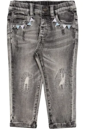 MONNALISA Jeans De Mezcla De Algodón Stretch