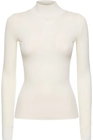 Courrèges Top De Punto De Viscosa