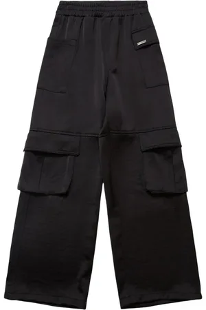 MONNALISA Pantalones Cargo De Satén