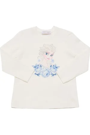 MONNALISA Camiseta De Jersey De Algodón Estampada