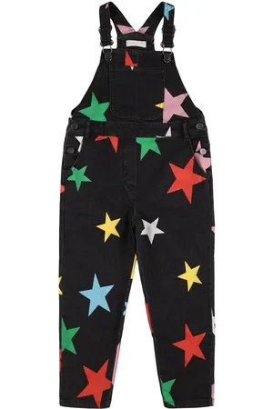 Stella McCartney Peto De Denim De Algodón Estampado