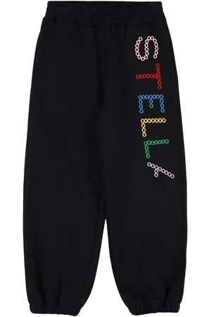 Stella McCartney Pantalones De Algodón Bordados