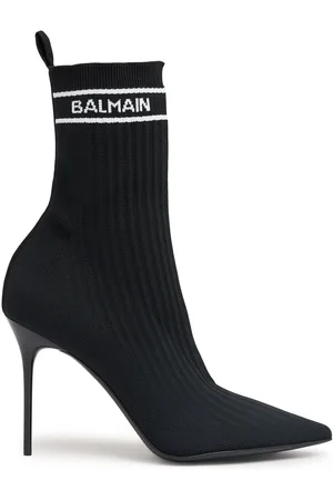 Balmain Botines De Punto 110mm