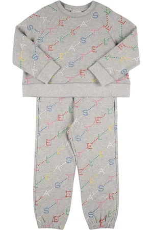 Stella McCartney Sudadera Y Pantalones De Felpa De Algodón Con Logo