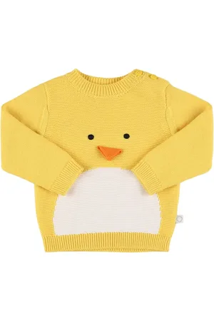 Stella McCartney Suéter De Punto De Algodón Con Intarsia