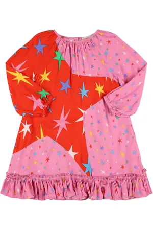 Stella McCartney Vestido De Sarga De Viscosa Estampado