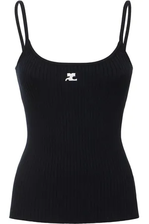 Courrèges Top De Punto Sin Mangas