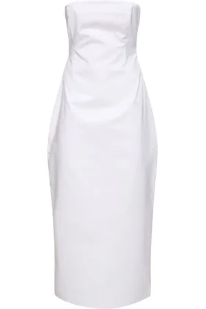MAGDA BUTRYM Vestido Bustier De Algodón