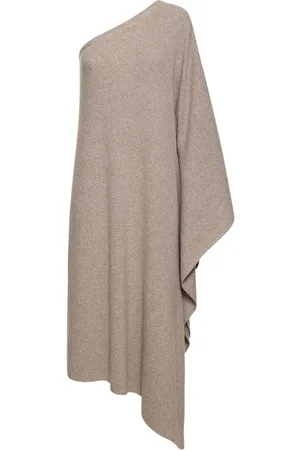 Michael Kors Vestido De Punto De Cashmere Hombro Descubierto