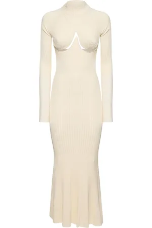 DION LEE Vestido Largo De Punto De Viscosa