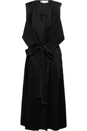 Victoria Beckham Vestido Midi De Viscosa
