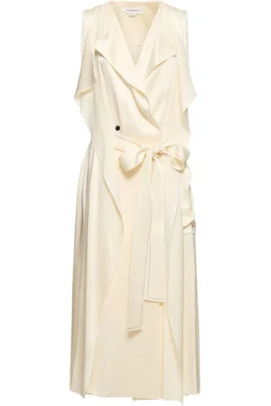 Victoria Beckham Vestido Midi De Viscosa