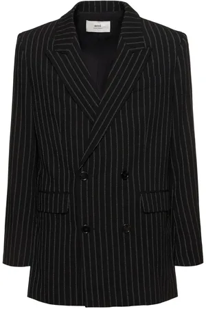 Ami Blazer Cruzado De Lana