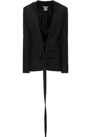 Nensi Dojaka Blazer De Lana Con Capucha