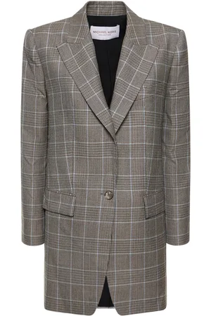 Michael Kors Blazer Sastre De Lana Crepé