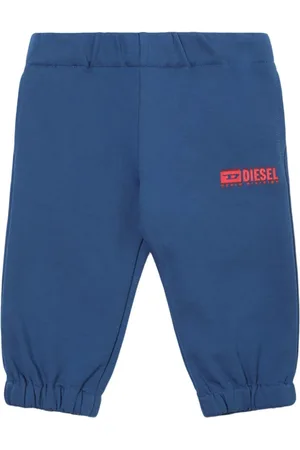 Diesel Pantalones Deportivos De Algodón Con Logo