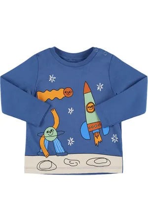 Stella McCartney Camiseta De Jersey De Algodón Estampada