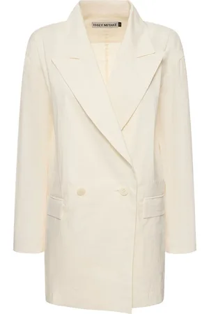 Issey Miyake Chaqueta Cruzada De Satén