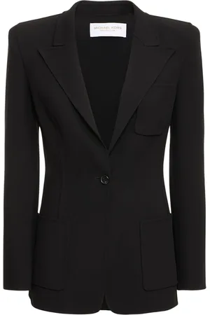 Michael Kors Chaqueta De Crepé De Lana Stretch