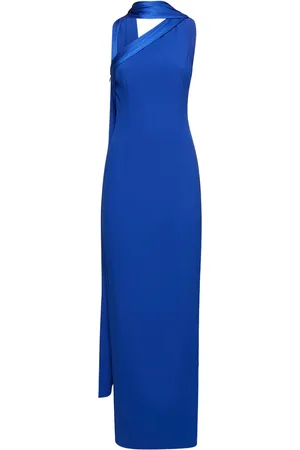 Roland Mouret Vestido De Crepé De Satén De Un Hombro