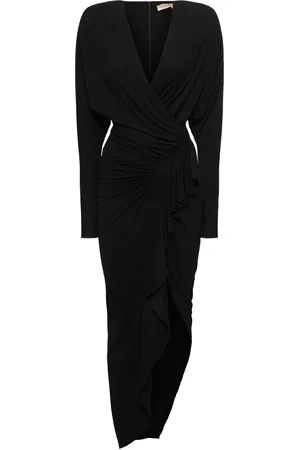 ALEXANDRE VAUTHIER Vestido Midi De Jersey Drapeado