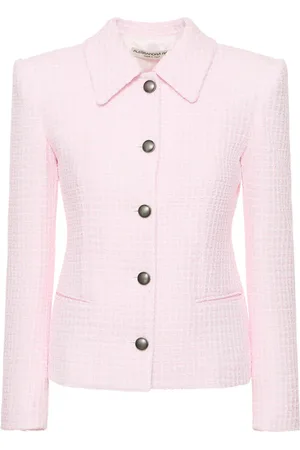 Alessandra Rich Chaqueta De Tweed Con Lentejuelas
