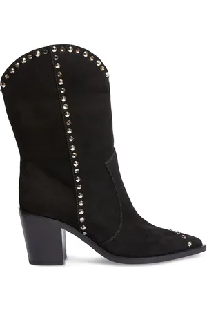 Gianvito Rossi Botas Vaqueras De Ante 70mm
