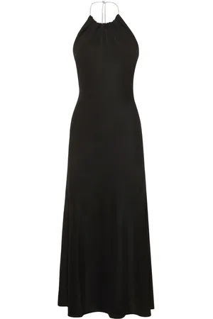 ALEXANDRE VAUTHIER Vestido Largo Halter De Punto De Viscosa
