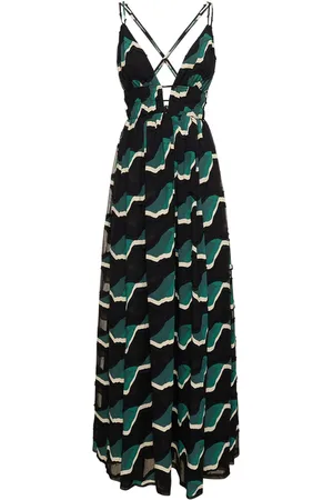 ULLA JOHNSON Vestido Largo De Viscosa