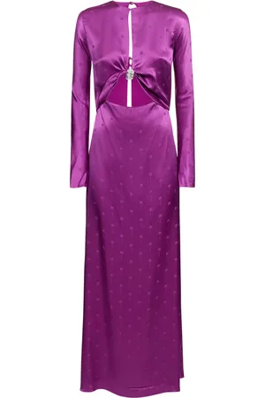 JOHANNA ORTIZ Vestido Maxi De Seda Jacquard