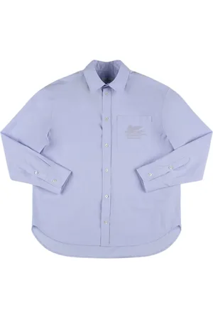 Etro Camisa De Popelina De Algodón