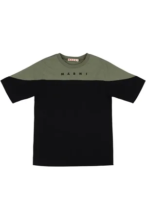 Marni Camiseta De Jersey De Algodón Con Logo